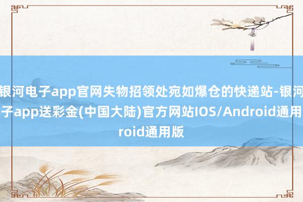 银河电子app官网失物招领处宛如爆仓的快递站-银河电子app送彩金(中国大陆)官方网站IOS/Android通用版